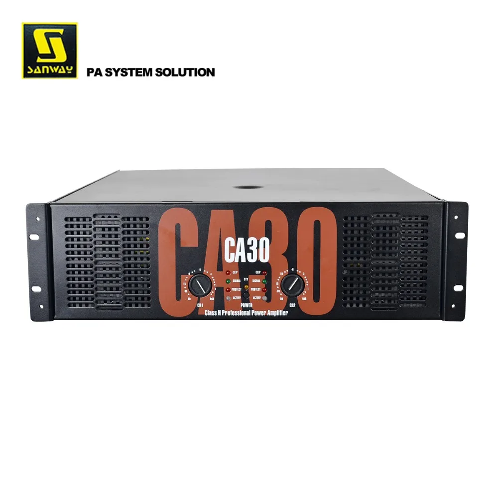 Class H High Power Public Address System Amplifier