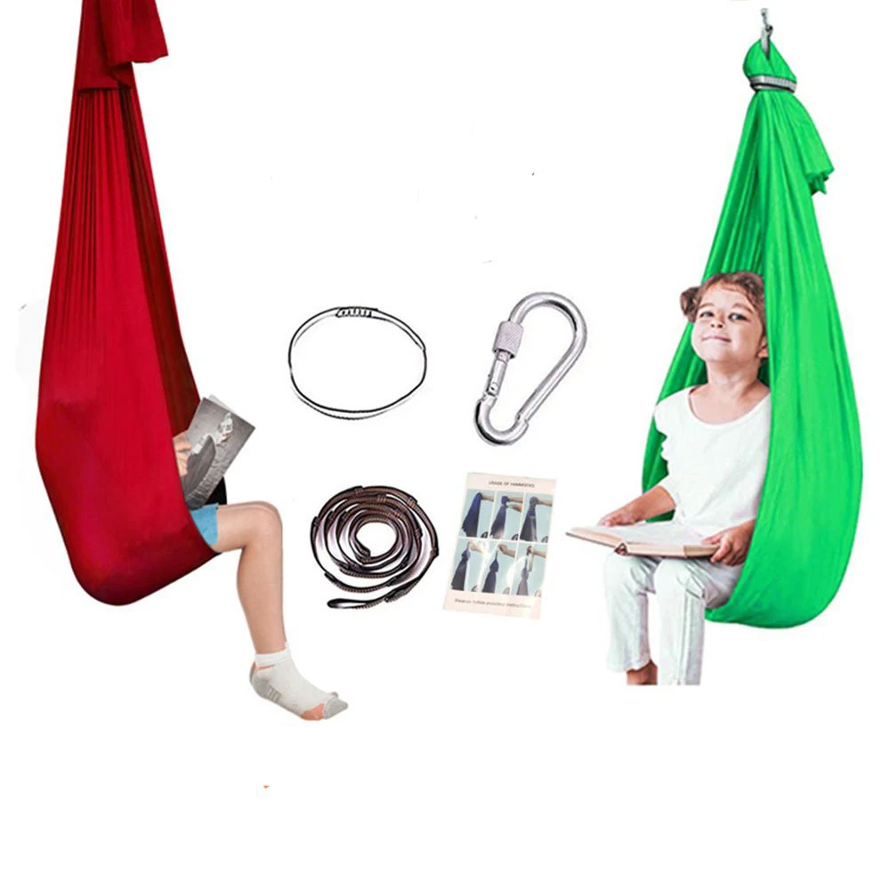 Elastic hammock for Autism Elastic Parcel Sensory Child Therapy Steady Seat Swing Kids Swing Hammock Chairtoy Indoor outdoor toy