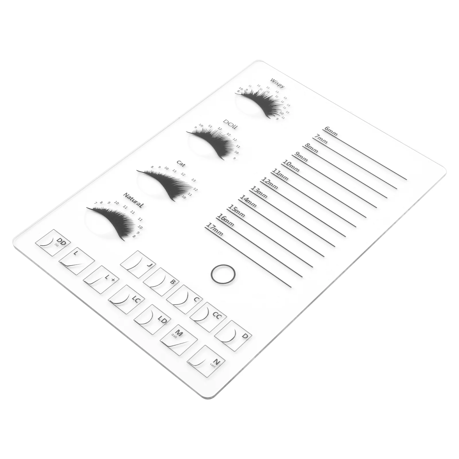 

Product Eyelash Display Board Beauty Products Extension Supplies Acrylic Grafting Tray