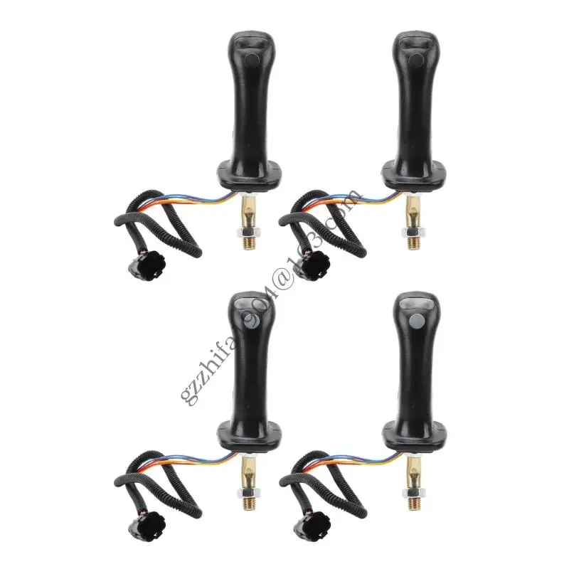 

Ergonomic Excavator Control Handles Aluminum Joystick With 3 Buttons For Earthmoving Machinery Operations