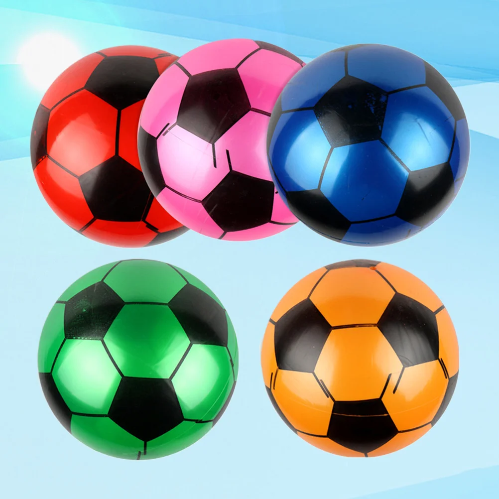 

5Pcs Heavy Duty Inflatable Football Thick PVC Spiky Ball for Kids Outdoor Indoor Play Easy Inflate Fun Activity Sports Game