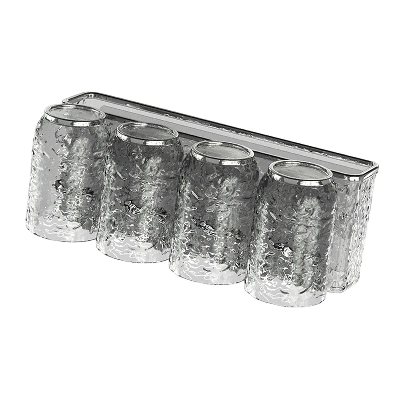 Toothbrush Holder, Wall Mount with Rinse Cup, Simple Toothbrush Holder,