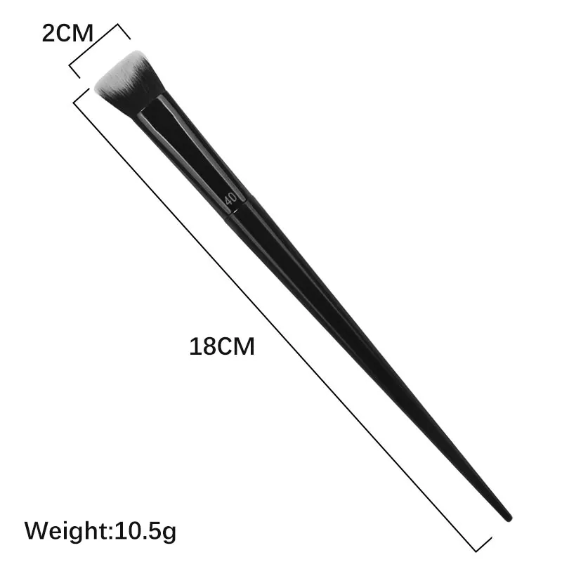 Women Soft Fiber Hair Concealer Makeup Brush Black Handle Powder Blusher Eye Shadow Foundation Make Up Brushes Beauty Tool