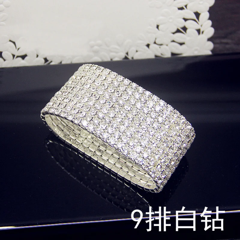 Fashion Bridal Bracelet Rhinestone Bracelet Bracelet Korean Style Sweet Commemorative Bracelet Ornament