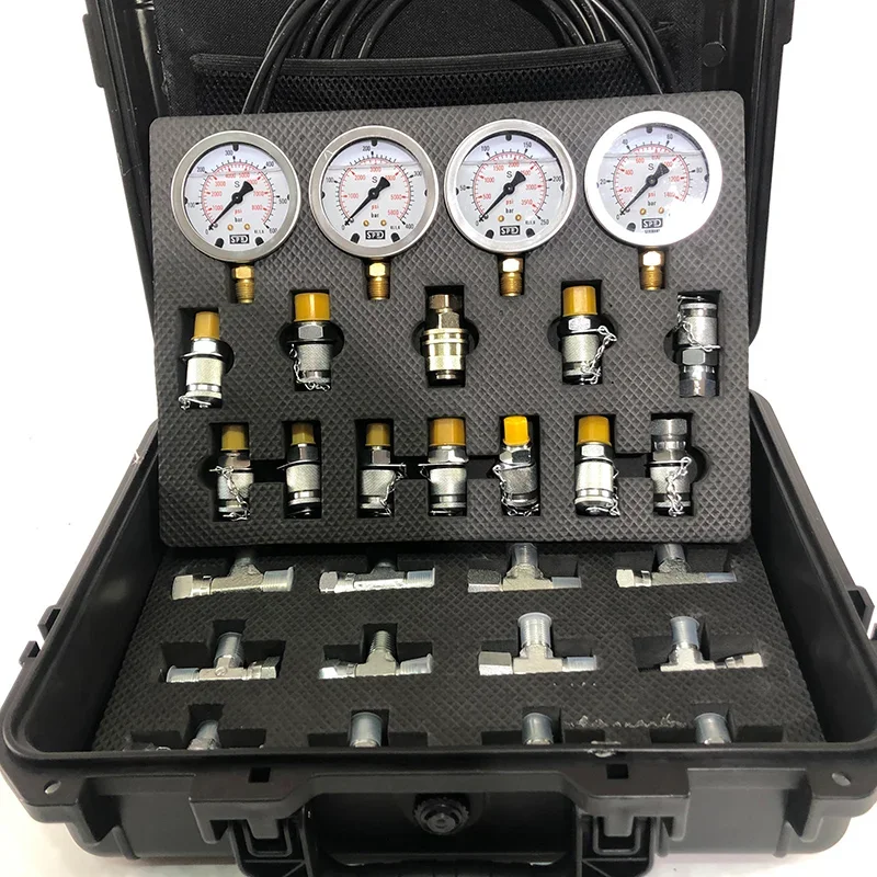 For Excavator Pressure  Construction Machinery Hydraulic Pump Pressure Gauge, Excavator Oil Pressure Gauge, Test Gauge, Hy