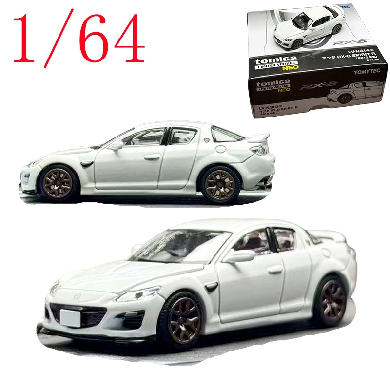 TLV Tomica Diecast 1/64 مقياس مازدا Rx-8 نوع Rs Supercar نموذج سبيكة مازدا Rx-8 نوع سباق السيارات نموذج ثابت جمع حلية #1