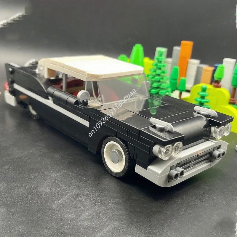 

326 шт. MOC галстук-бабочка Impala Black City Champions суперкар модель строительные блоки день рождения дети архитектура ремесленная игрушка Рождественский подарок