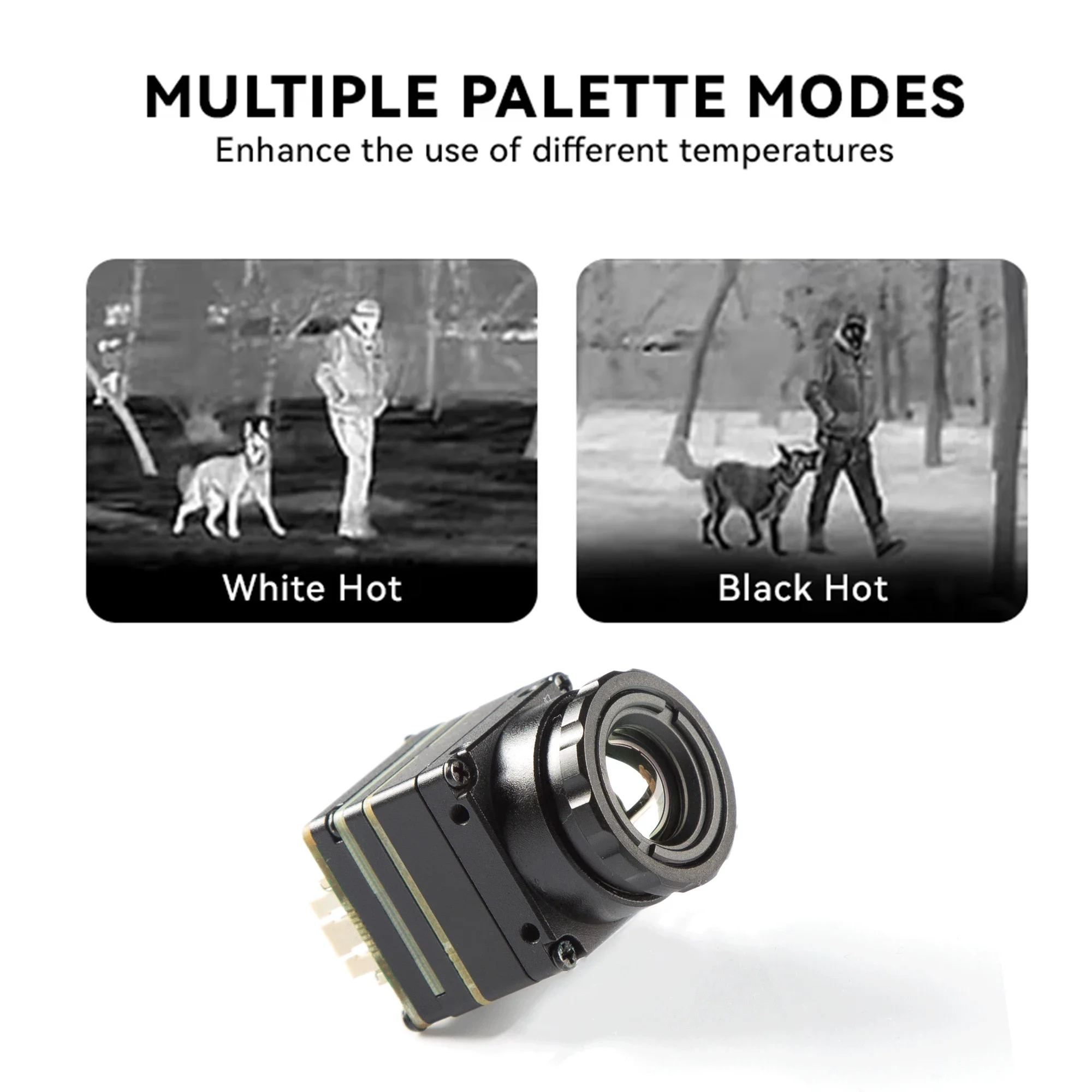 Câmera térmica 256*192/384*288/ 640*512 4mm/ 9mm módulo de câmera de imagem térmica com interface cvbs para drones fpv rc quadcopter