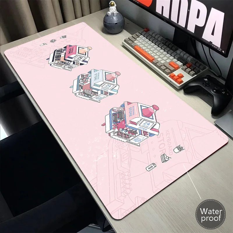 

Oversize Switch Kawaii Mouse Pad Gaming Mouse Mat Gamer XXL Large Mousepad Game Desk Pads Waterproof Rubber коврик Keyboard Mats