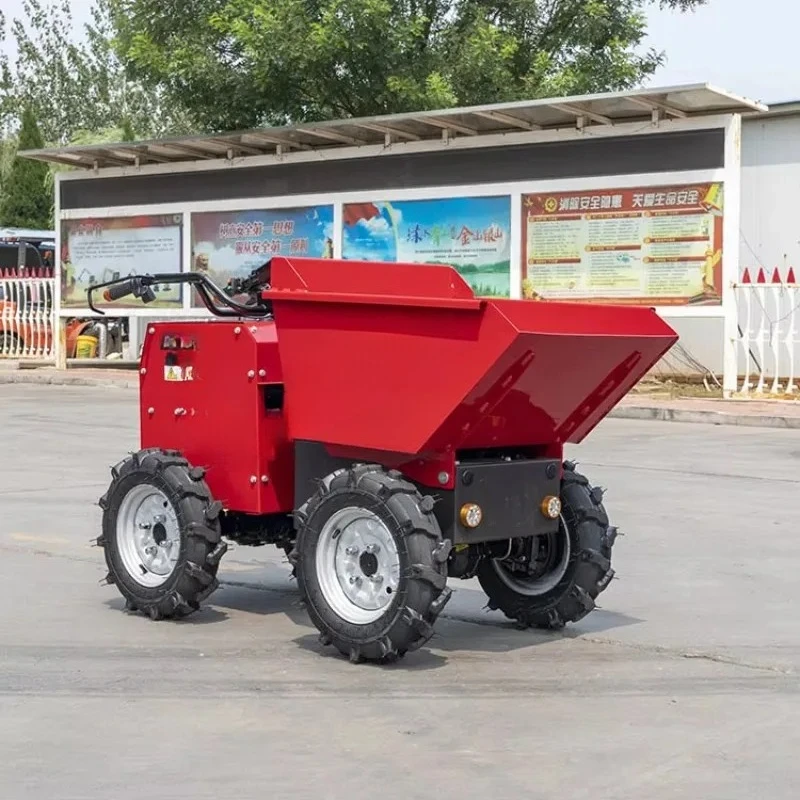 Electric Mini Track Dumper Truck Crawler Motorised Wheel Barrow Electric