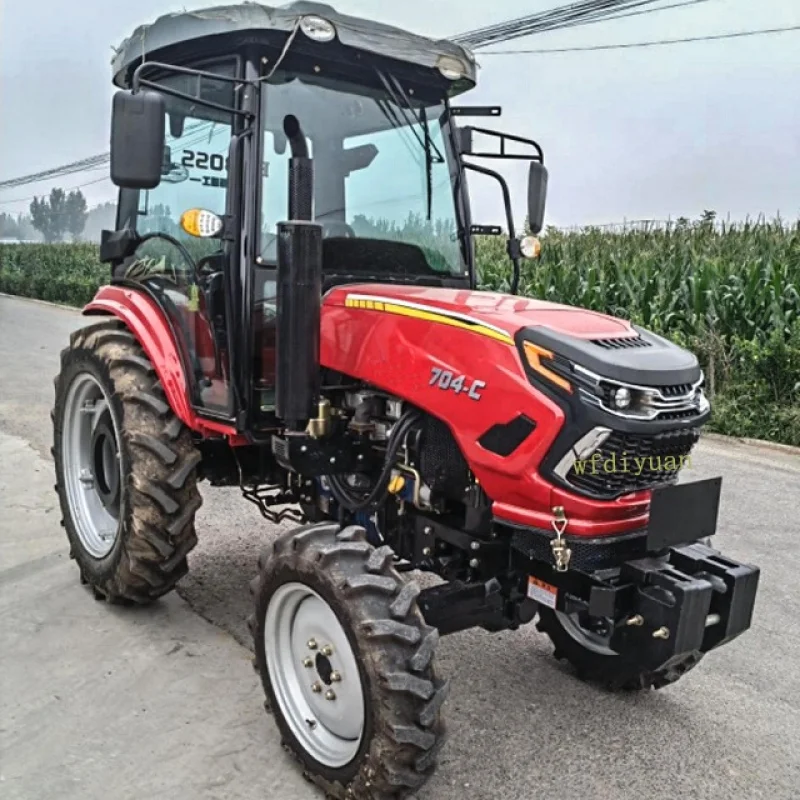 Durable: 4x4 40hp sunshade compact farm tractors agricultural traktor diyuan tractor