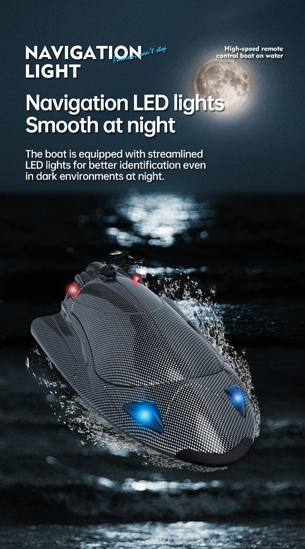 Fayee Fy011 Remote Control Speedboat For Kids And Adults Gift_voghion.com