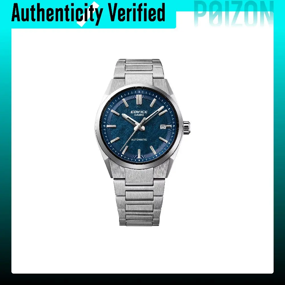 CASIO EDIFICE Transparent Automatic/Manual Mechanical Movement Stainless Steel Strap Watch EFK-110D-2A