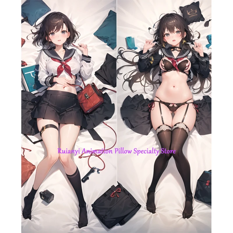 

Dakimakura Anime Beautiful Girl Double-sided Print Life-size Body Game Pillow Cover Bedding Gifts