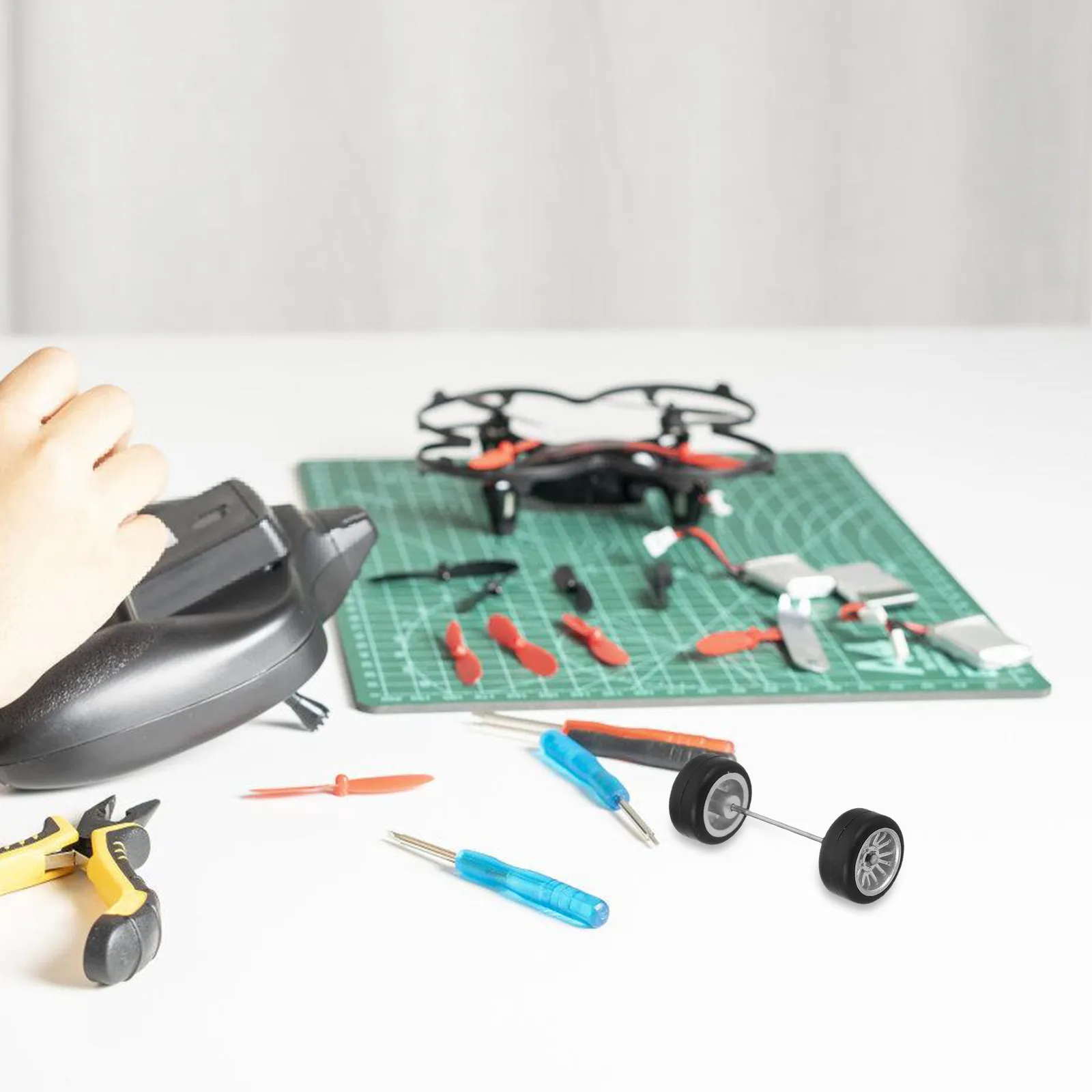 

16 пар колес для радиоуправляемых машинок, резиновые шины, комплект для модернизации автомобиля, грязевые шины, замена колес, для DIY проектов и игрушек