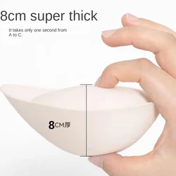 Thickened 8cm Comic Chest Externally Enlarged Underwear for Women with Small Chest, Flat Chest, Large Waist, Thin and Sexy Spicy