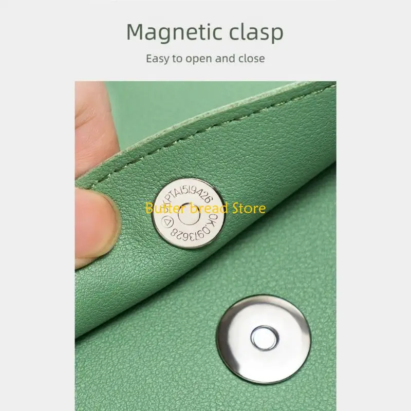 W89C Closure PU File Folders Waterproof Design Holds Various Sheets Suitable for Business Travel Office Organization
