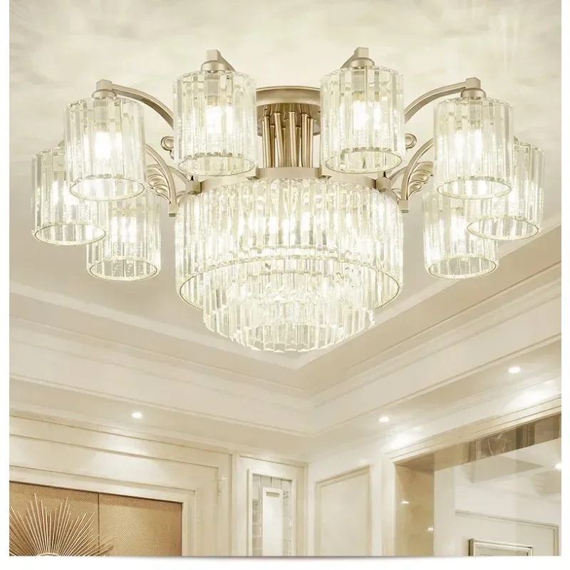 

European style water light simple modern atmosphere home American luxury master bedroom restaurant Nordic ceiling lamp