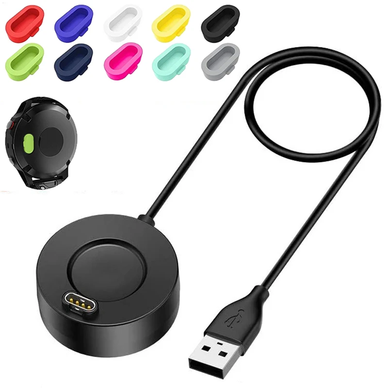 Charging Cable For Garmin Fenix 7 7S 7X 6 6S 6X 5 5S 5X Venu 2 2S USB Type C IOS Charger Adapter Watch Chargers with Dust Plug