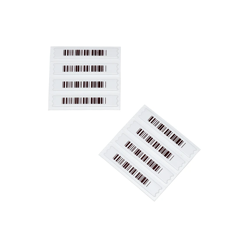 Anti-Theft Acoustic Magnetic Strip Soft Label, Supermarket Store Products, Bar Code Tag, Security DR Sticker, 1000Pcs Lot, 58KHz