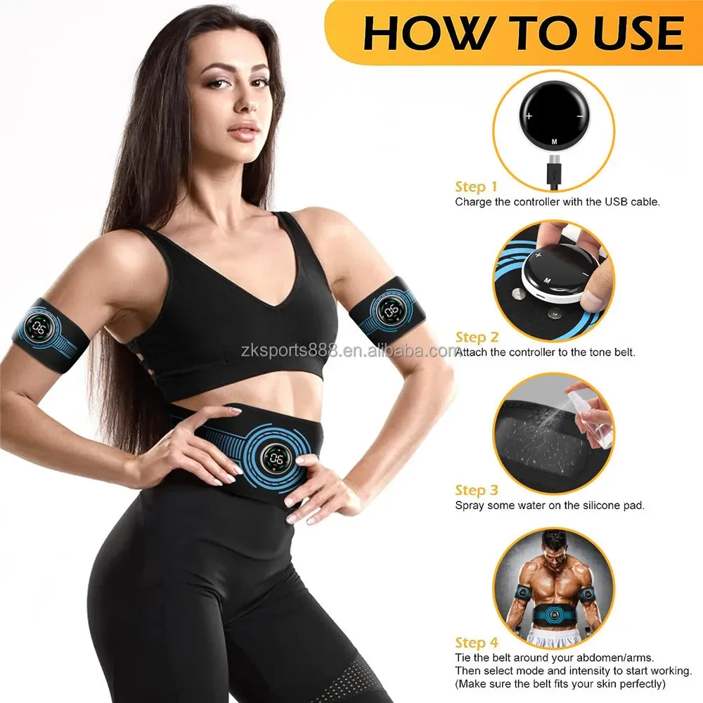 Factory Price Muscle Ultimate Abs Stimulator Abdominal Training Electric Ems Muscle Stimulator
