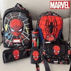 New Australia Smiggle Marvel Spider Man Backpack Boy Backpack Student Backpack Water Bottle Lunch Bag Pencil Case Schoolbag Gift