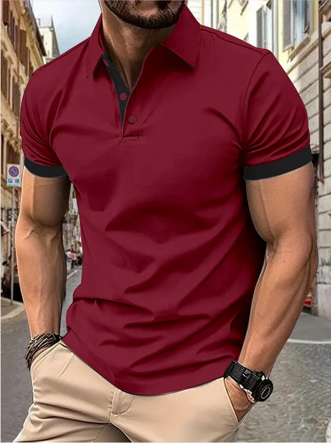 Wine red with black