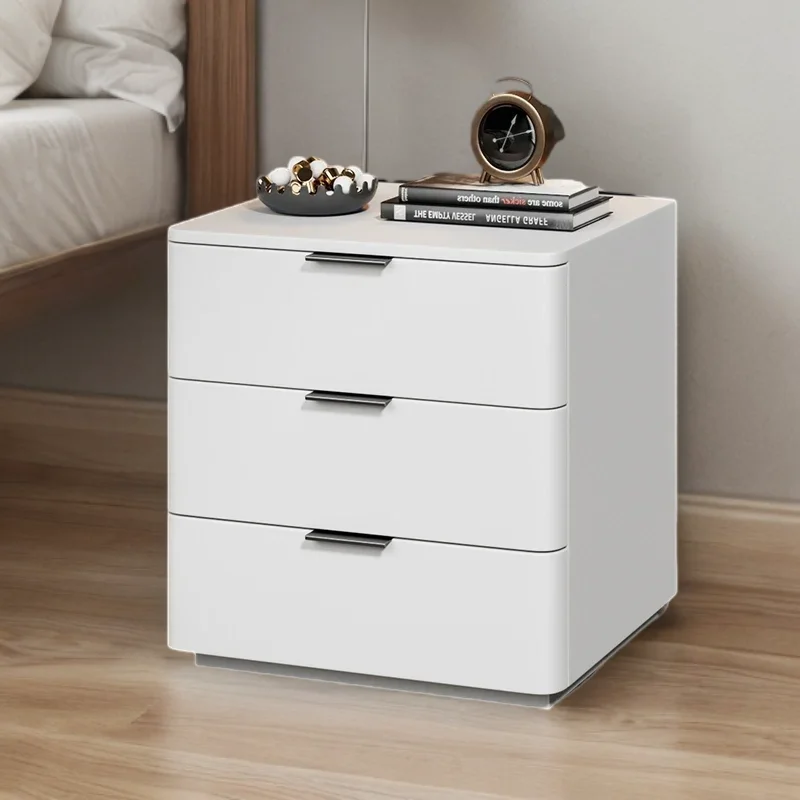 Elegance Nightstands Smooth Bedside Table Economy Tables Luxury Modern Night Stand Furnitures Bedroom Furniture Chests Nordic