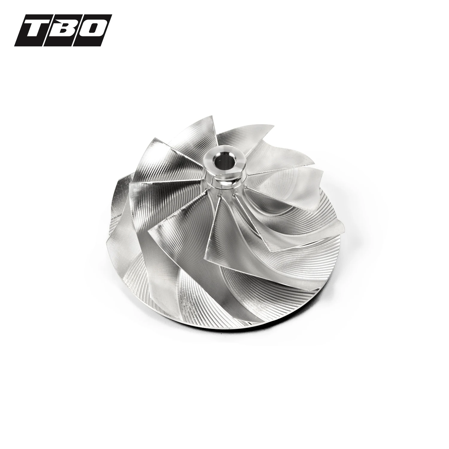 G Series Turbo Billet Forged Compressor Wheel Billet 48x60mm 9+0 Forward Rotation 5-AXIS CNC Machine