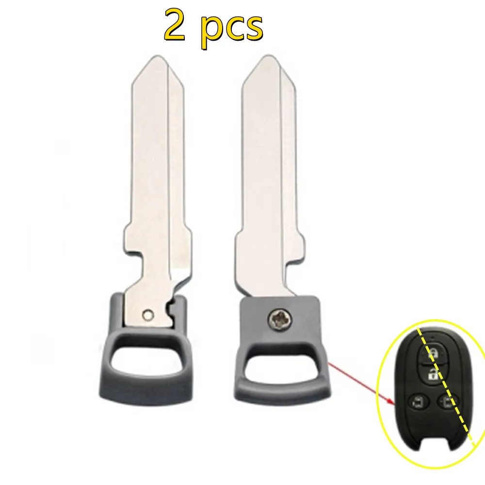 

2 шт., лезвия для автомобильных ключей, заготовка для аварийного ключа HU87, лезвие для ключа без ключа для Suzuki Alto Hasla Lapin Wagon, бесконтактный брелок