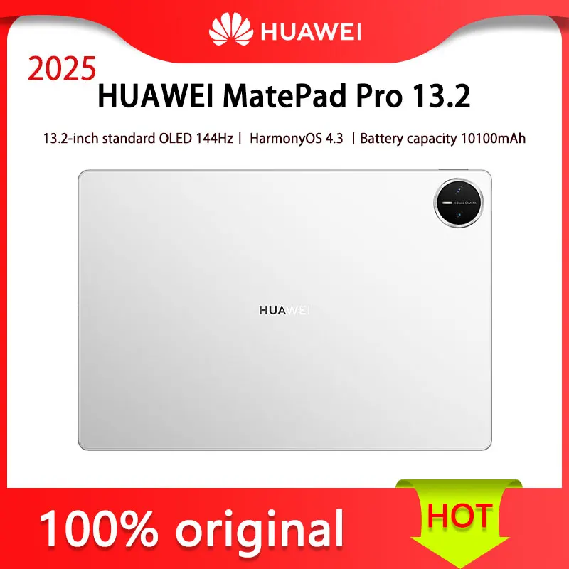 HUAWEI MatePad Pro padrão OLED de 13,2 polegadas 144 Hz HarmonyOS 4.3 Capacidade da bateria 10100mAh