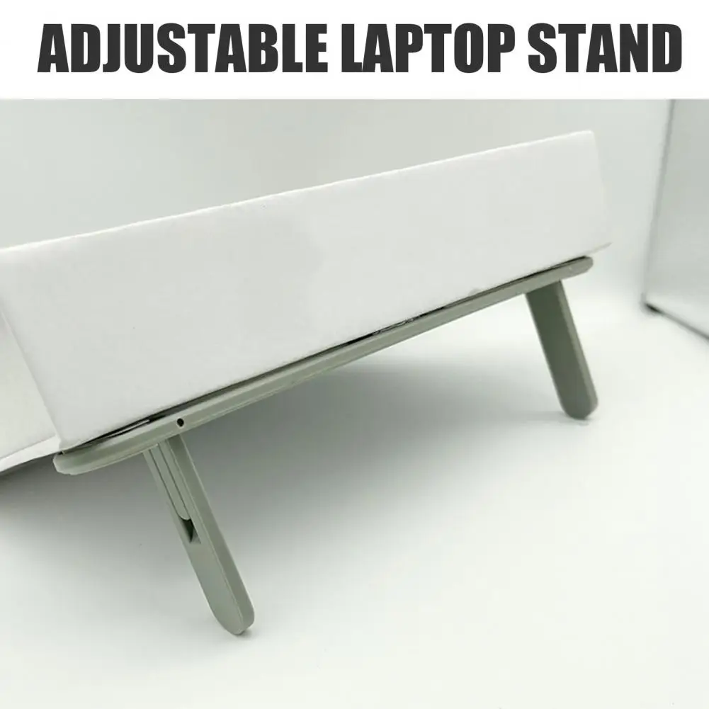 Складная подставка для ноутбука, регулируемый портативный кронштейн для ноутбука, опорная основа для удобной верхней части