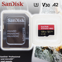 Original SanDisk Extreme Pro Micro SD Card 128GB 256GB 64GB U3 A2 SDXC V30 32GB A1 SDHC Transflash TF Card 512GB With SD Adapter