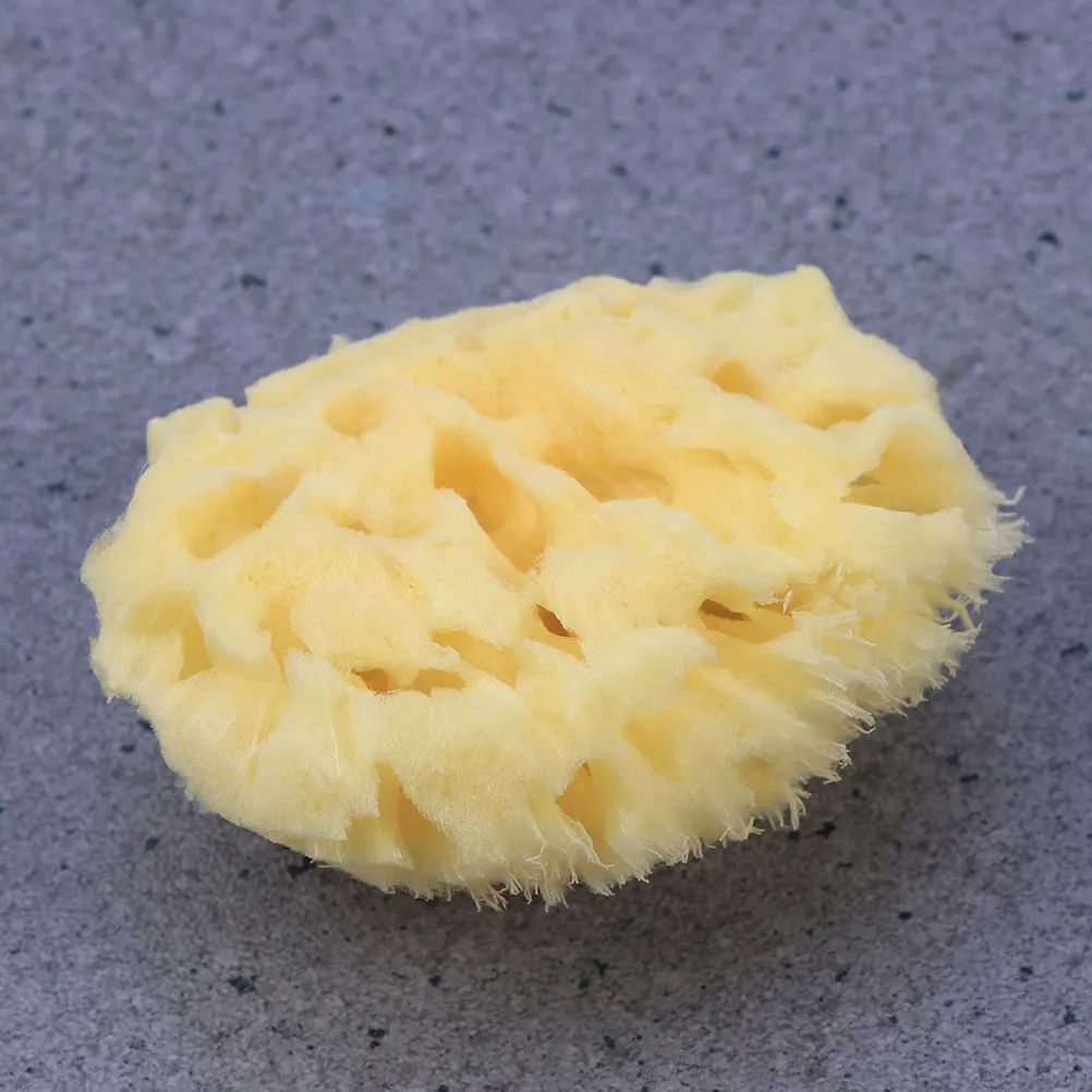

Natural Honeycomb Sponge 3.5 to 4.0 Inches Extra Absorbent Bathing Lather for Baby Kids Adults Home Travel Shower