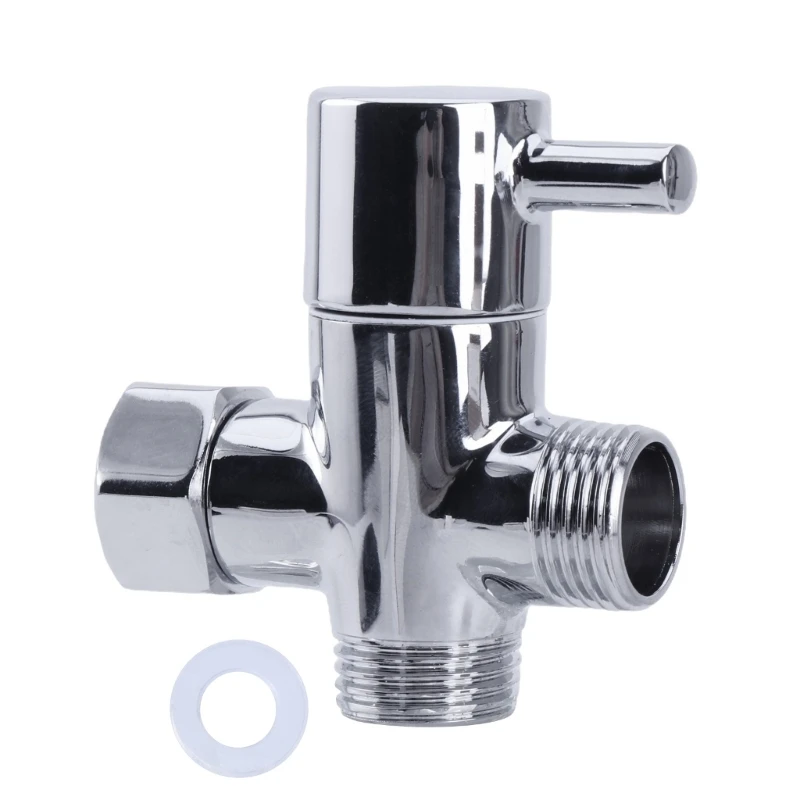 LXAF Multifunctional 3 Way Shower Connectors Simple Effective 3 Way Diversions Adapter Convenient 3 Way Adapter Practical