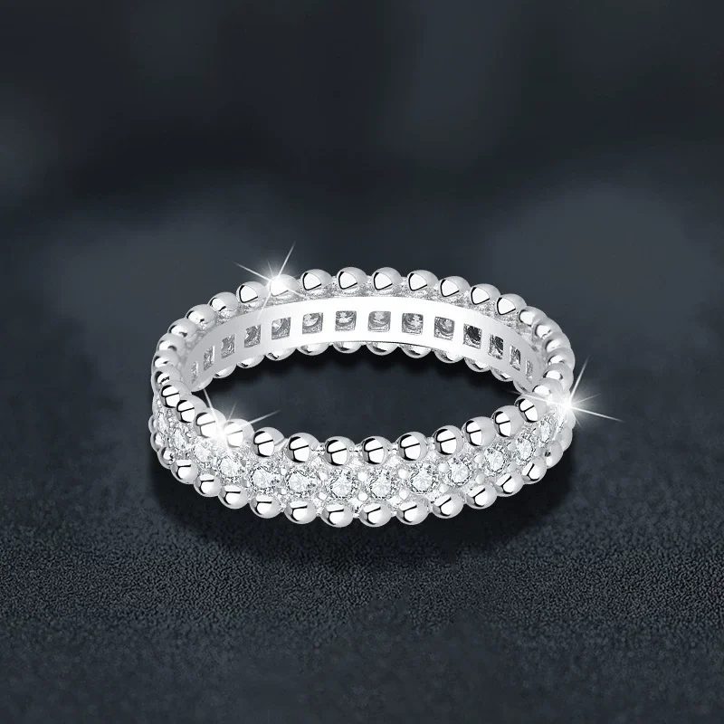 

ZFSILVER стерлингового серебра 925 пробы цвет D муассанит калейдоскоп кольцо со звездой для женщин модные роскошные трендовые ювелирные изделия для свадебной вечеринки подарок