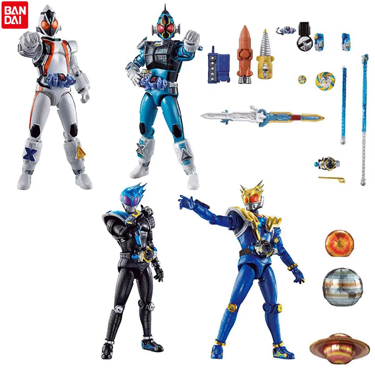 

Оригинальная фигурка Bandai Kamen Rider SODO Chronicle Fourze Meteor, коллекционная аниме-игрушка, новая, в коробке, для позирования