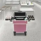 

Rollender Schminkkoffer, Kosmetikkoffer Trolley, Schminkkoffer Kosmetiktrolley, Schminkkoffer mit Rädern