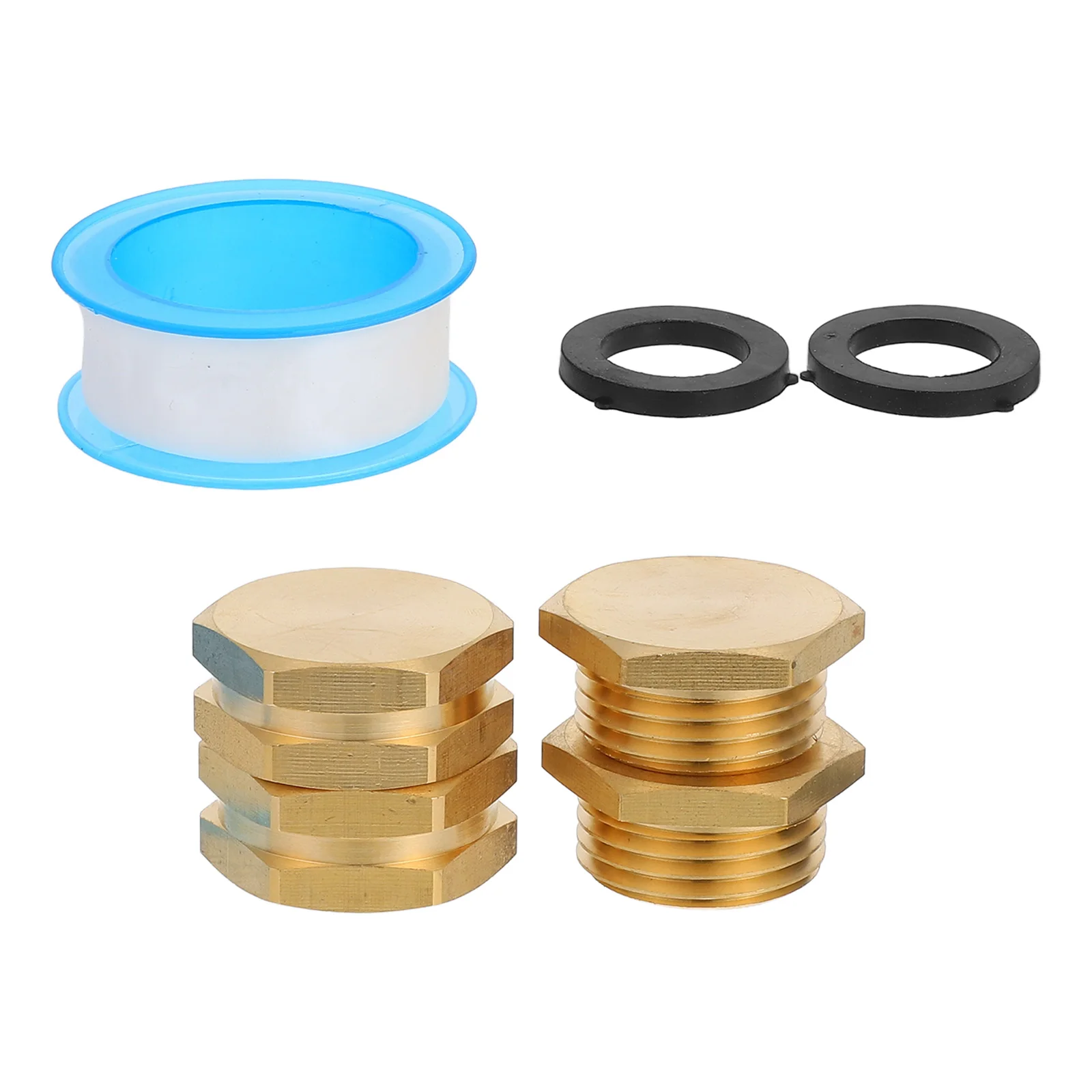 

Garden Hose Cover 3/4 Inch Brass Bushing Drip Irrigation Parts Accessories Bib Cap Water Stopper Male Adapter Leakproof