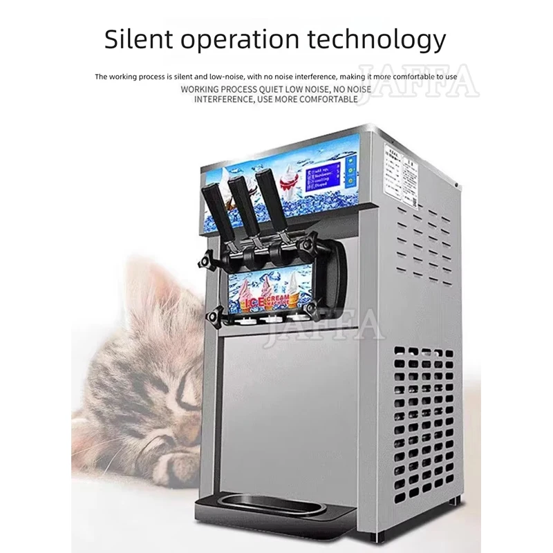 Machine à glace commerciale pour la restauration, machines à glace molle, équipement de production de haute qualité, machines à glace glacée.