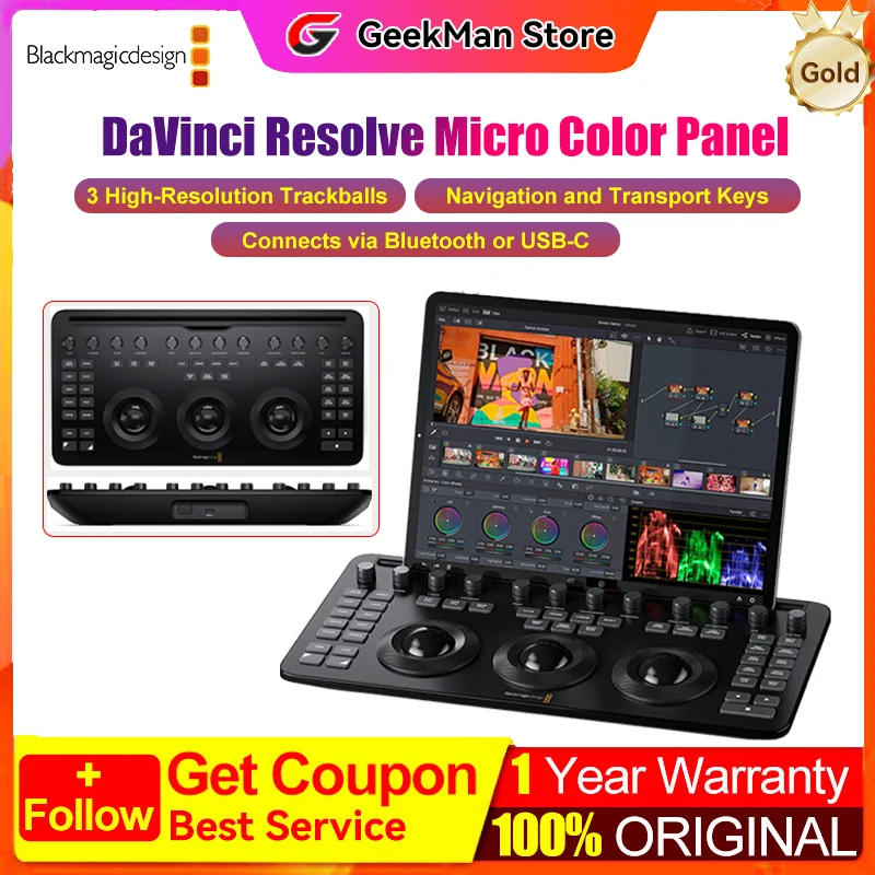 Blackmagic Design DaVinci حل لوحة الألوان الصغيرة