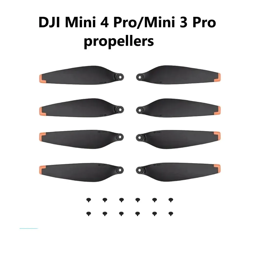 Оригинальный Пропеллер для DJI Mini 3 Pro / 4 Pro, запасные части для дрона, быстрое лезвие с винтами, Сменные аксессуары, 8 шт./1 комплект