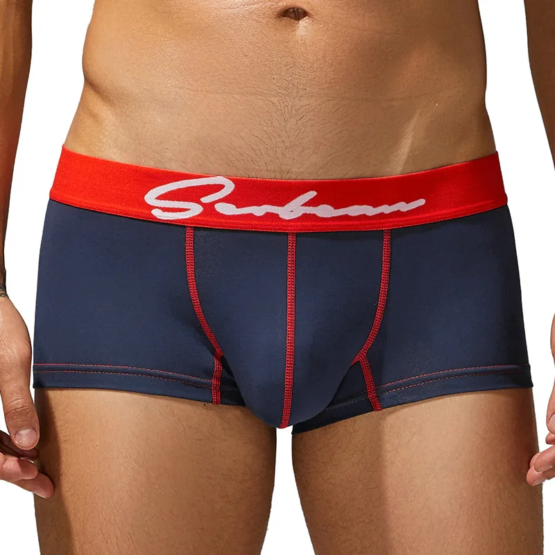 

3-Pack Seobean Calzoncillos Hombre Boxers Cotton U Pouch Breathable Men Underwear Low Waist Soft Boxer Briefs 250217 510082