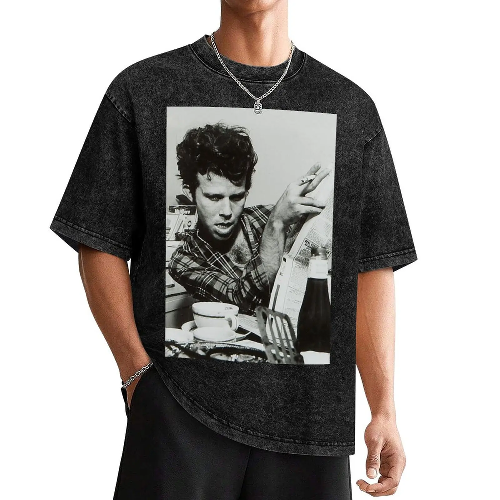 Tom Waits Premium T-Sh T-Shirt summer 2025 new gifts and t-shirts baggy shirts black t-shirts for men