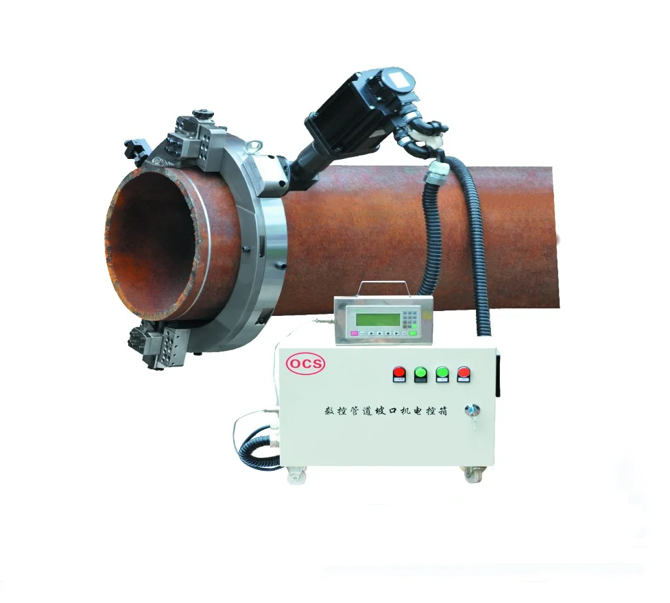 공압식 분할 프레임 휴대용 파이프 베벨링 기계 금속 절단용 168 LB