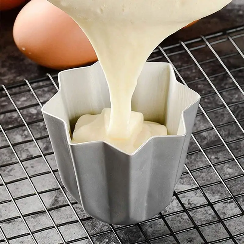 69HC Aluminium Cake Mold Pandoro Molds Octagonal Bread Baking Pan Non-stick