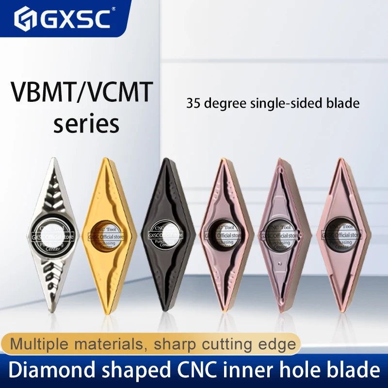 VBMT110304 VCMT110304 VBGT110304 VBGT160404 GC LC MV AK High Quality Turning Blade Cutter CNC Lathe Carbide Inserts Cutting Tool