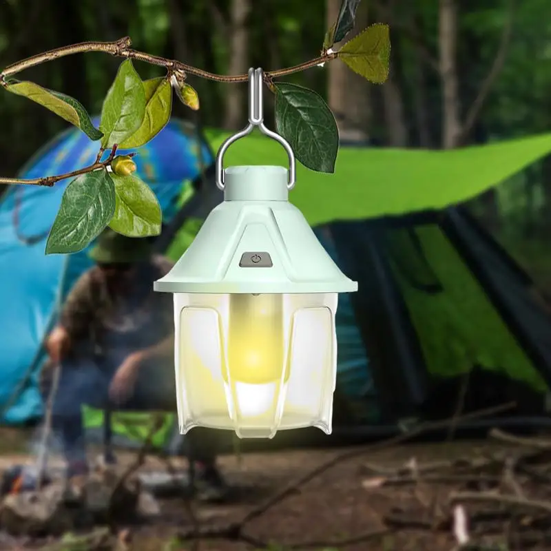 Camping Lantern For Tents USB Charging LED Lamp 450LM Tent Light With 5 Light Modes USB Portable Lamp For Power Outages Hiking