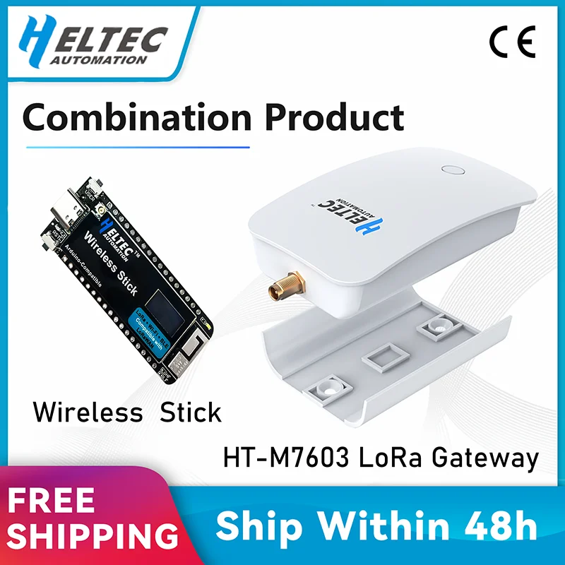 Heltec Cloud Platform LoRaWAN HT-M7603 Wireless Stick(V3) Indoor LoRa Gateway SX1303 ESP32 Dev-board Low Power Wi-Fi Ethernet