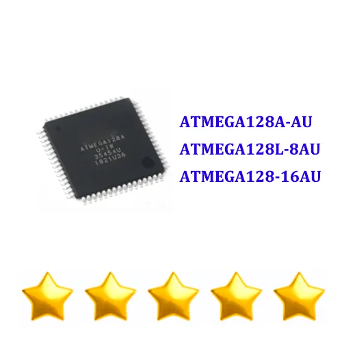 

ATMEGA128A-AU ATMEGA128L-8AU ATMEGA128-16AU ATMEGA128A ATMEGA128L ATMEGA128 ATMEGA New Original IC MCU Chip TQFP-64